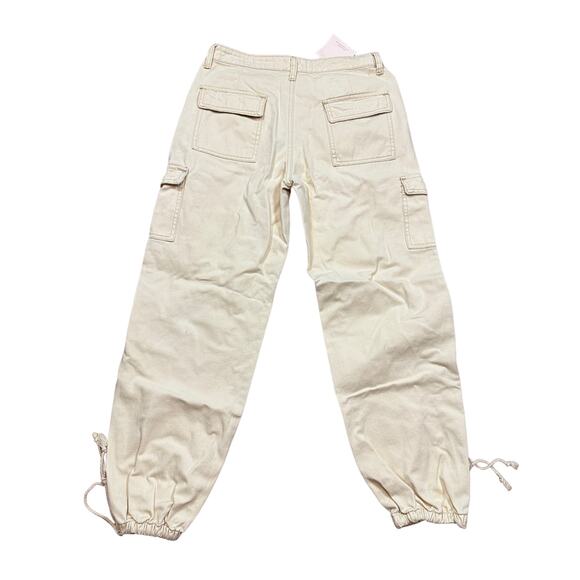 Superdown Khaki Cargo Pants Size 26 Jogger Cotton Canvas Baggy Kayla $78 NEW - Picture 6 of 12